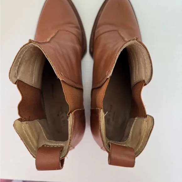 Rag & Bone Walker Pull On Cognac Leather Booties - Picture 6 of 11